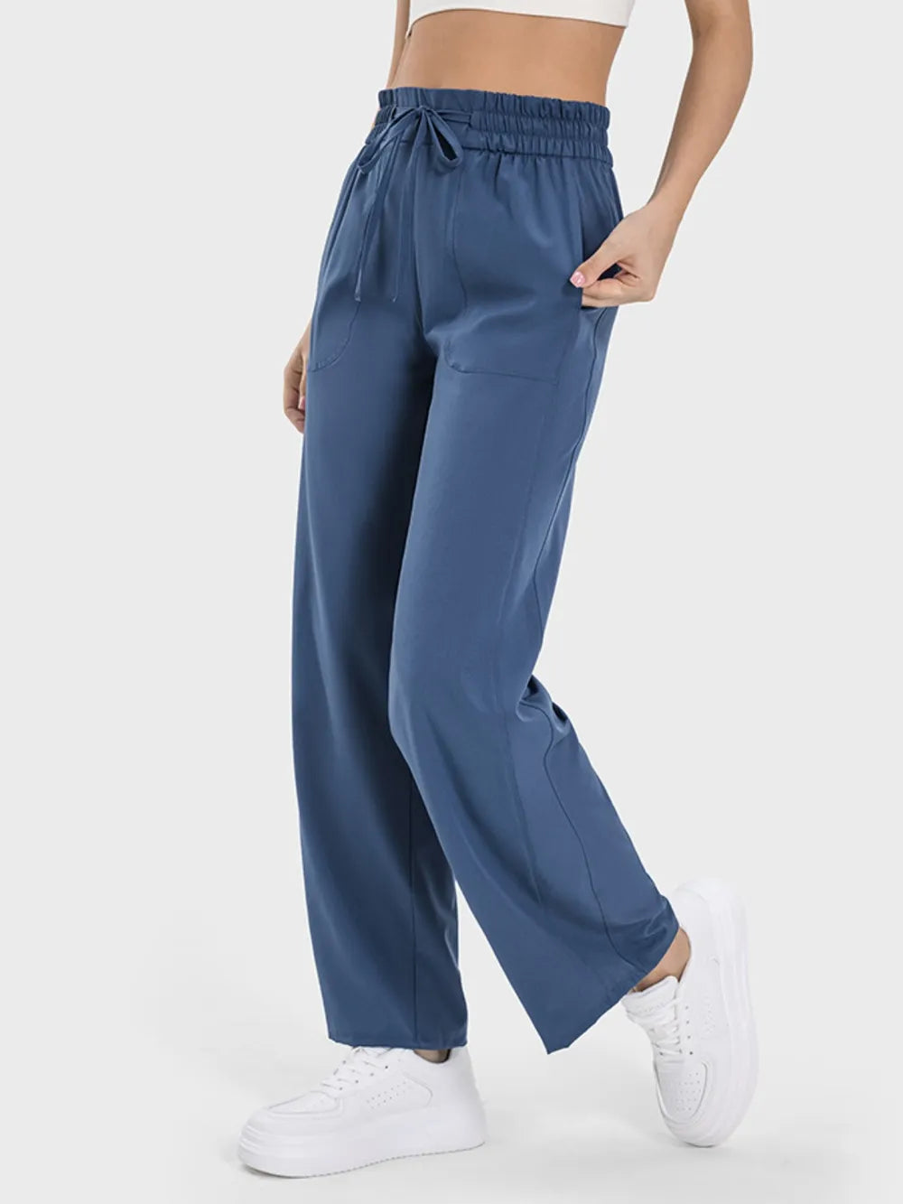 Millennia Drawstring Pocketed Active Pants - Easy Pickins