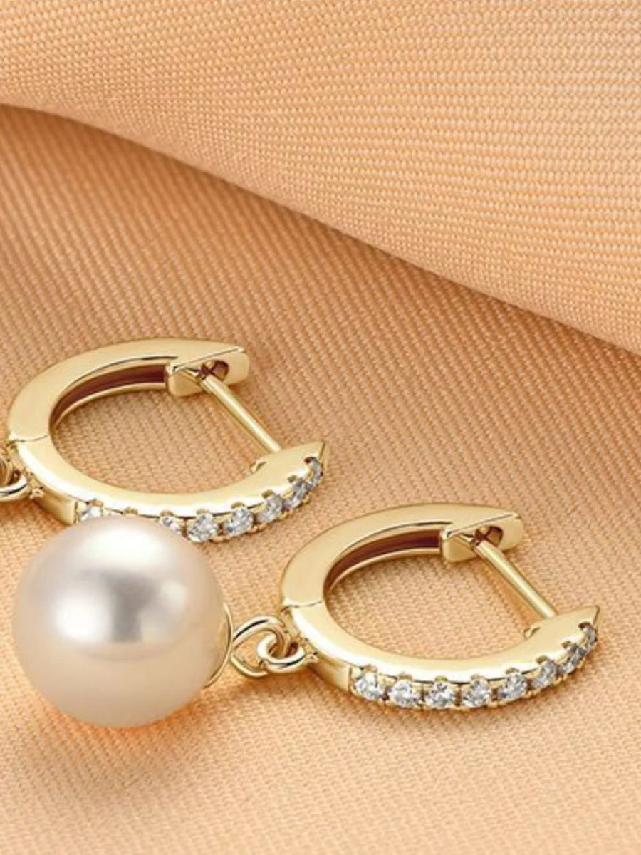 925 Sterling Silver Freshwater Pearl Earrings - Easy Pickins Store