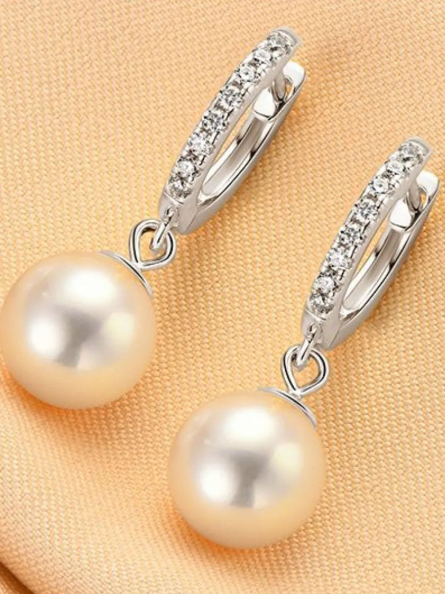 925 Sterling Silver Freshwater Pearl Earrings - Easy Pickins Store