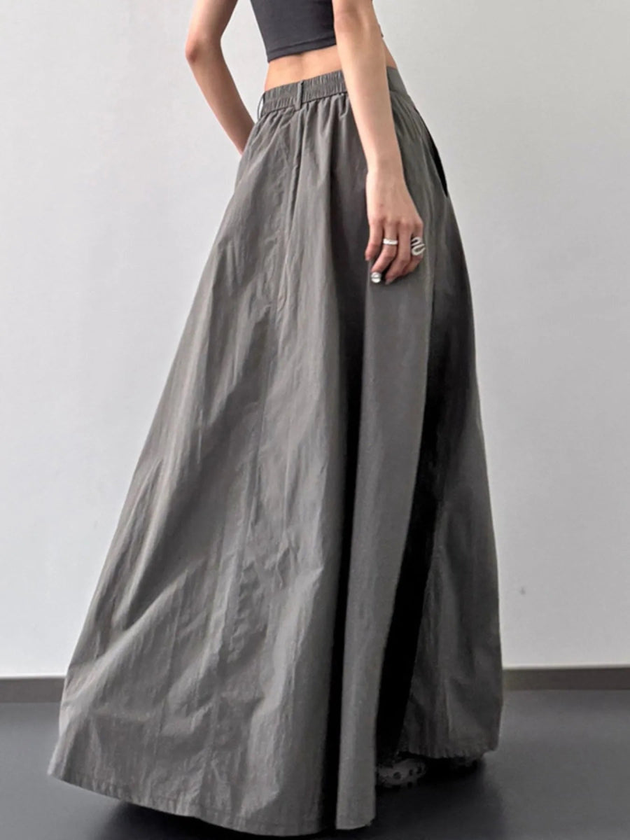 High Waist Slit Maxi Skirt - Easy Pickins Store