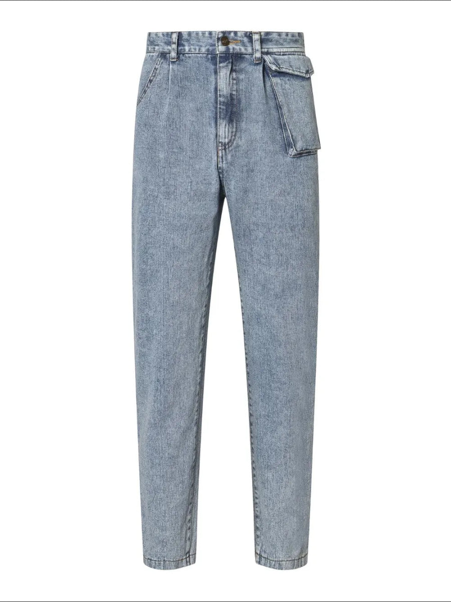High Waist Straight Leg Buttoned Jeans - Easy Pickins Store