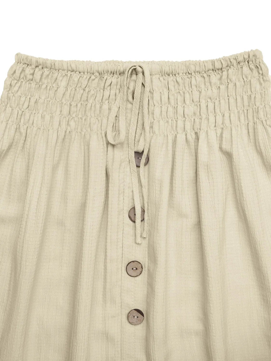 Ruffled Hem Slit Skirt - Easy Pickins Store