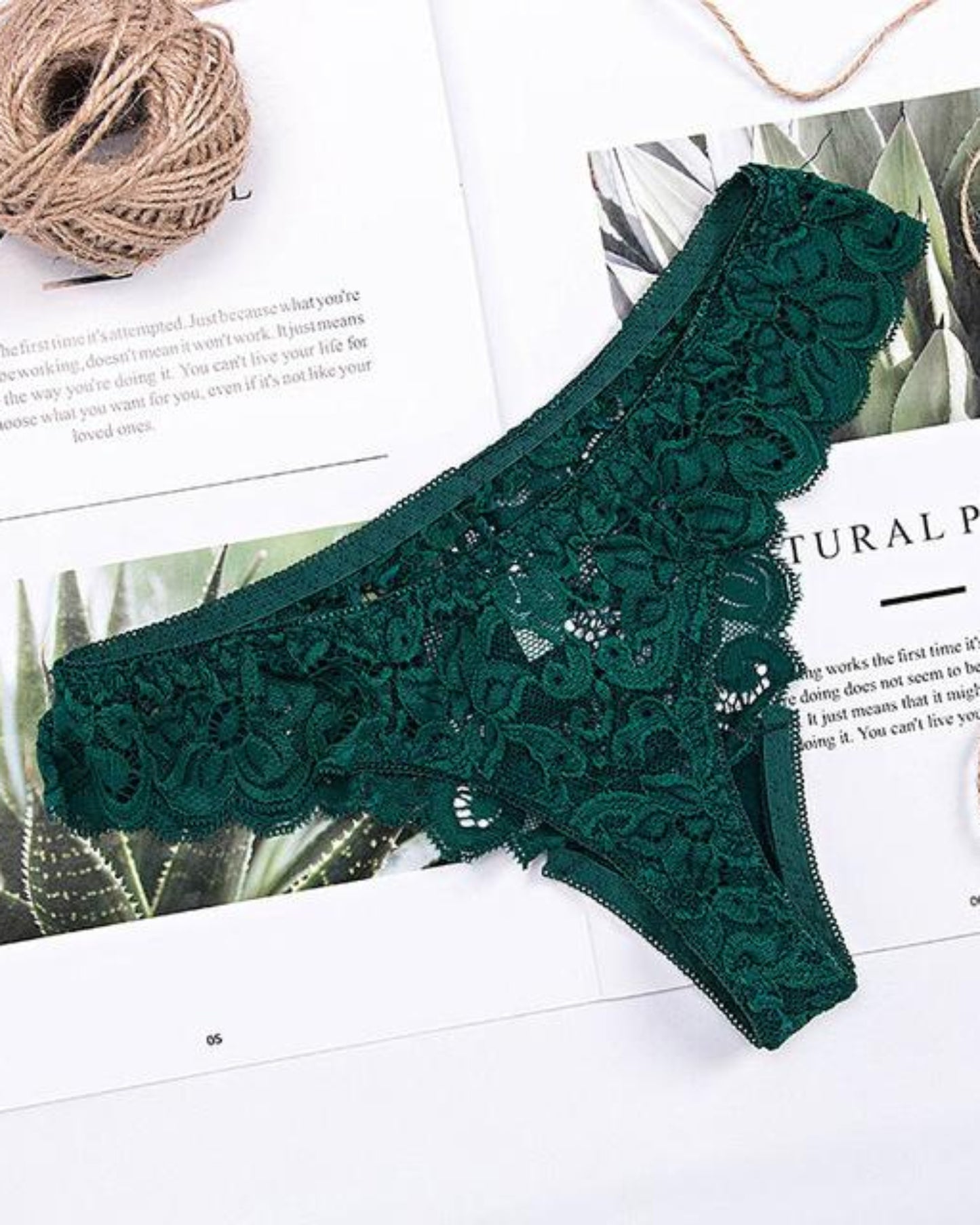 3 Pairs Sexy Lace Seamless Breathable Panties - Easy Pickins Store