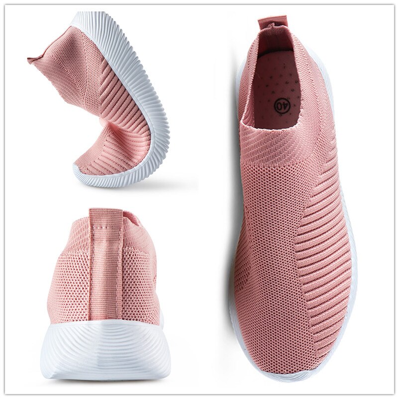 Slip on Knitting Breathable Sneakers - Easy Pickins Store