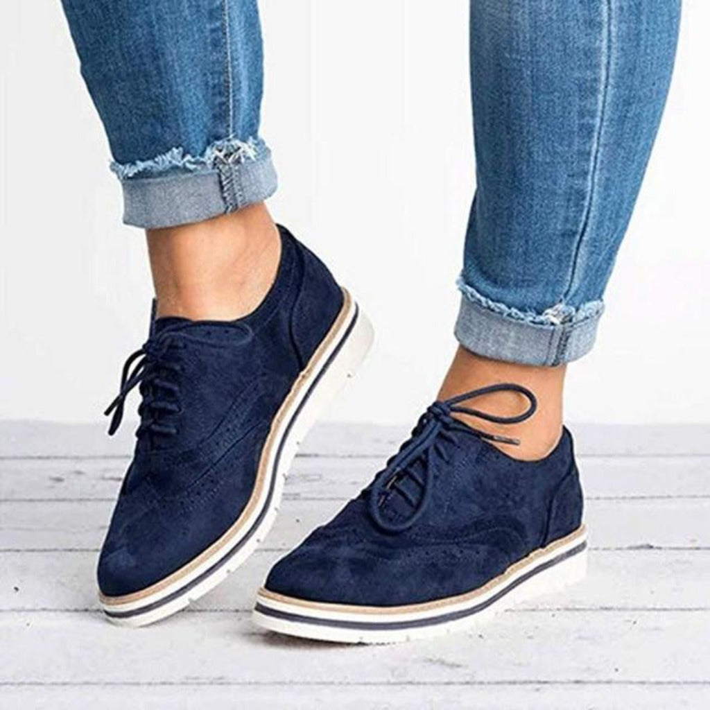 Cut Out Lace Up Platform Non slip Breathable Flats - Easy Pickins Store