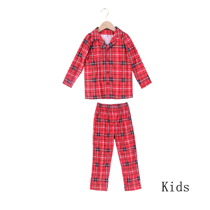 Christmas Matching Pajamas Plaid Cotton Family - Easy Pickins Store