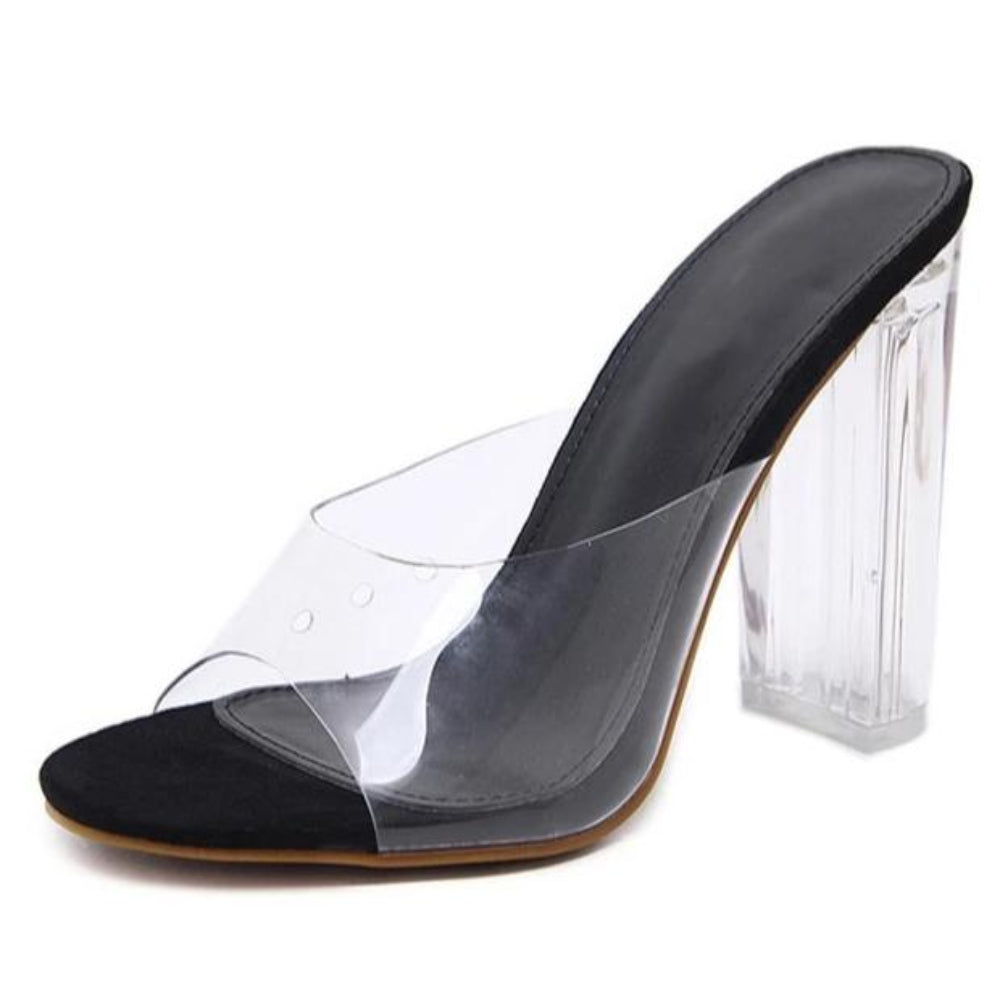 Jelly Crystal Clear High Heels Pumps - Easy Pickins Store