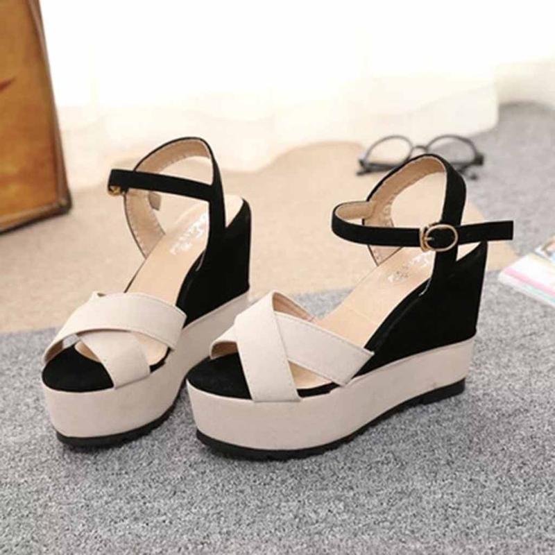 Mixed Colors High Platform Wedges - Easy Pickins Store