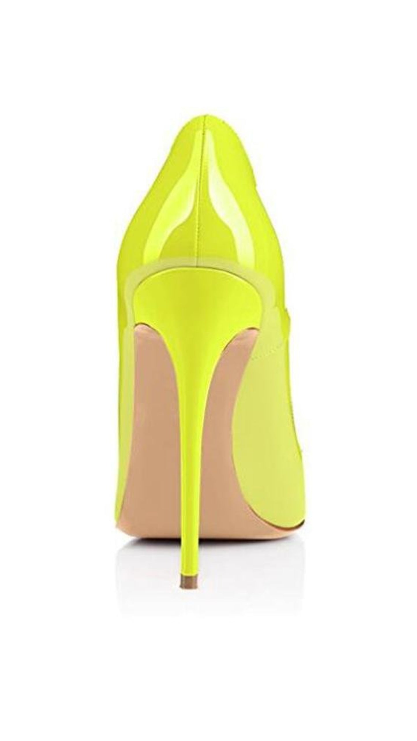 Neon Yellow High Heels Pumps - Easy Pickins Store