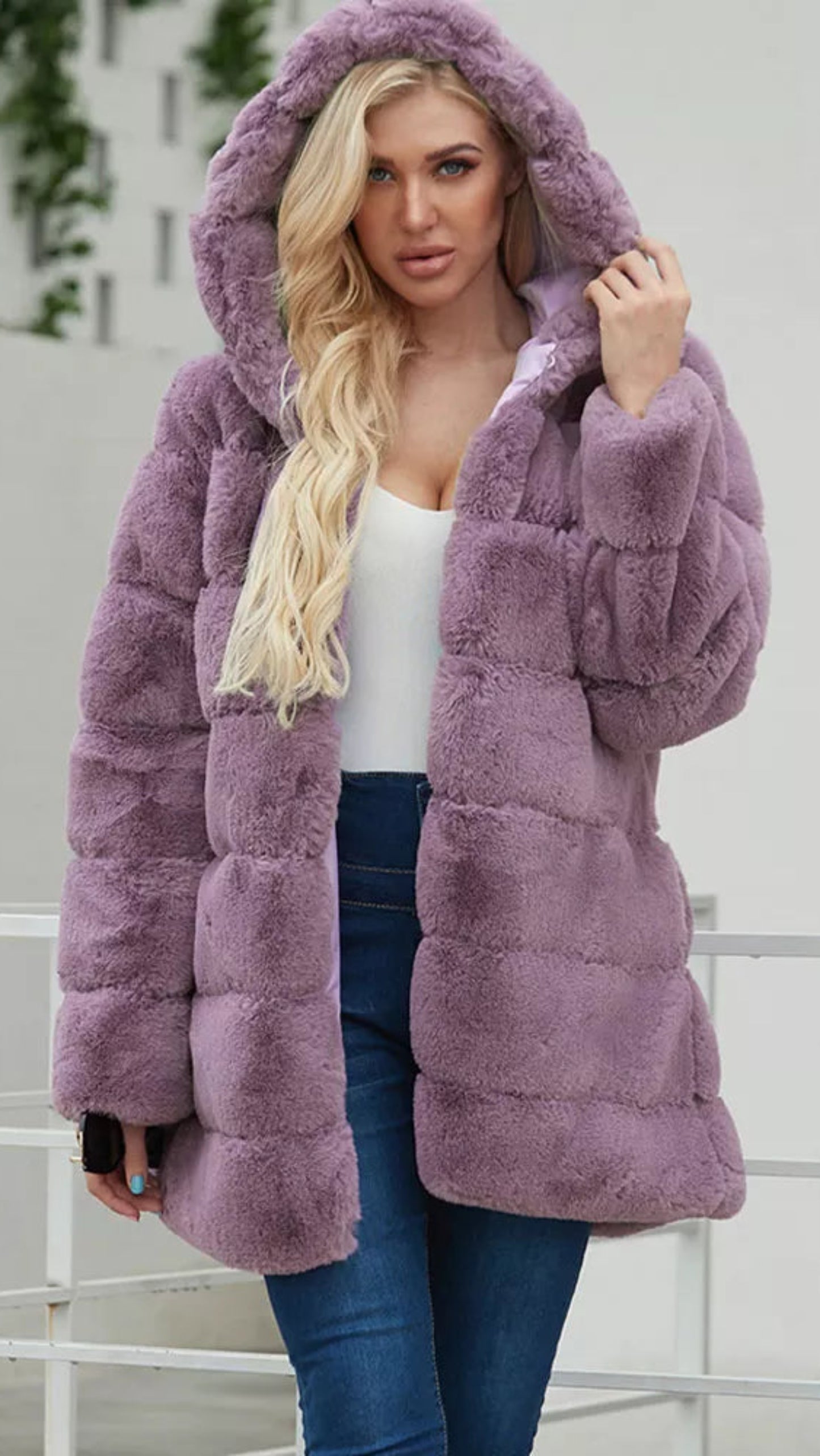 Plush Teddy Wide-Waisted Silhouette Coat - Easy Pickins Store