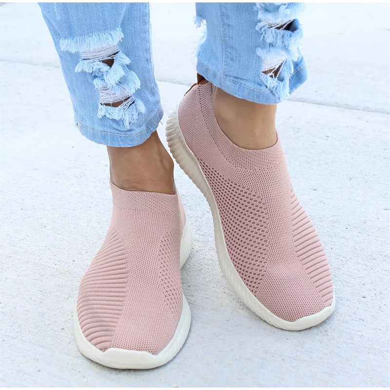 Slip on Knitting Breathable Sneakers - Easy Pickins Store