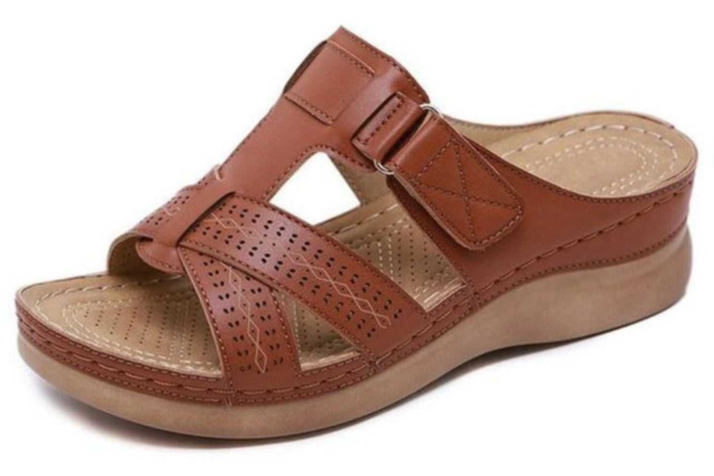Anti Slip Wedge Thick Bottom Comfortable Sandals - Easy Pickins Store
