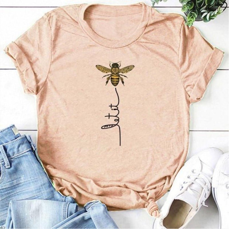 Bee Kind Aesthetics Graphic Short Sleeve T-Shirt - Easy Pickins Store