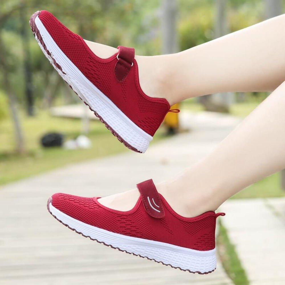 Breathable Vulcanize Comfortable Flying Fabric Mesh Sneakers - Easy Pickins Store
