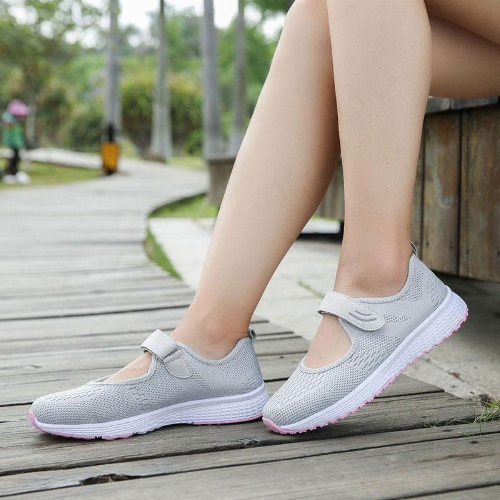 Breathable Vulcanize Comfortable Flying Fabric Mesh Sneakers - Easy Pickins Store