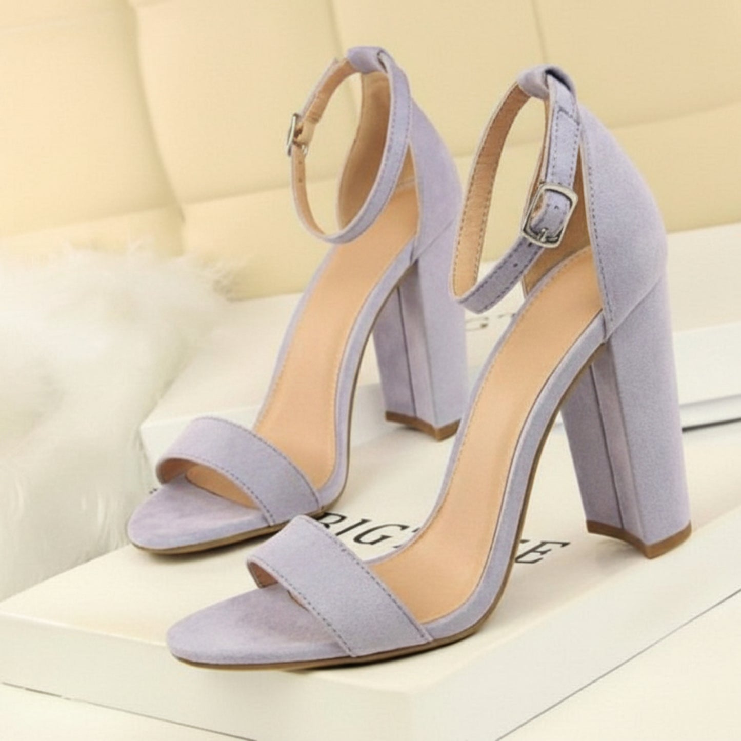 Buckle Block High Heels Pumps - Easy Pickins Store