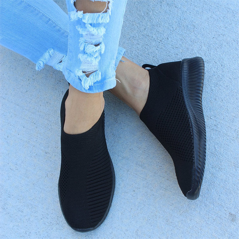 Slip on Knitting Breathable Sneakers - Easy Pickins Store