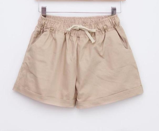 Candy Color Elastic With Belt Shorts - Easy Pickins Store