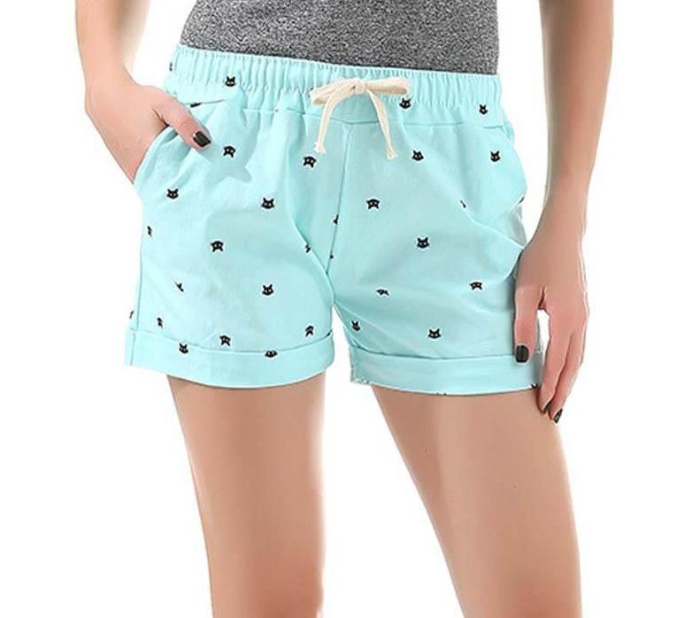 Candy Color Elastic With Belt Shorts - Easy Pickins Store