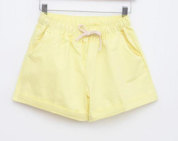 Candy Color Elastic With Belt Shorts - Easy Pickins Store
