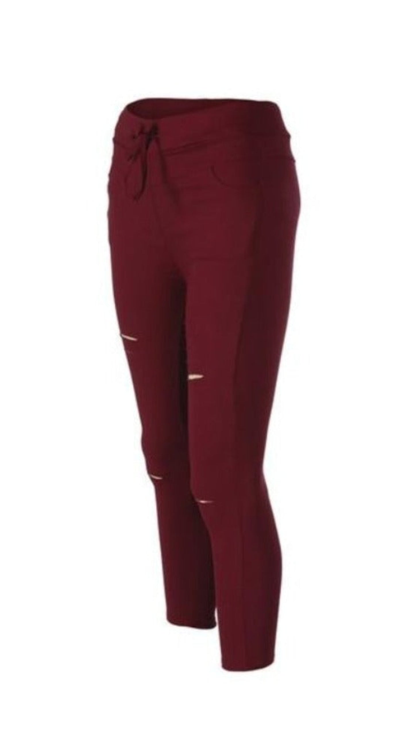 Cargo Pants Slim High Waisted Stretchy Skinny Broken Hole Pencil - Easy Pickins Store