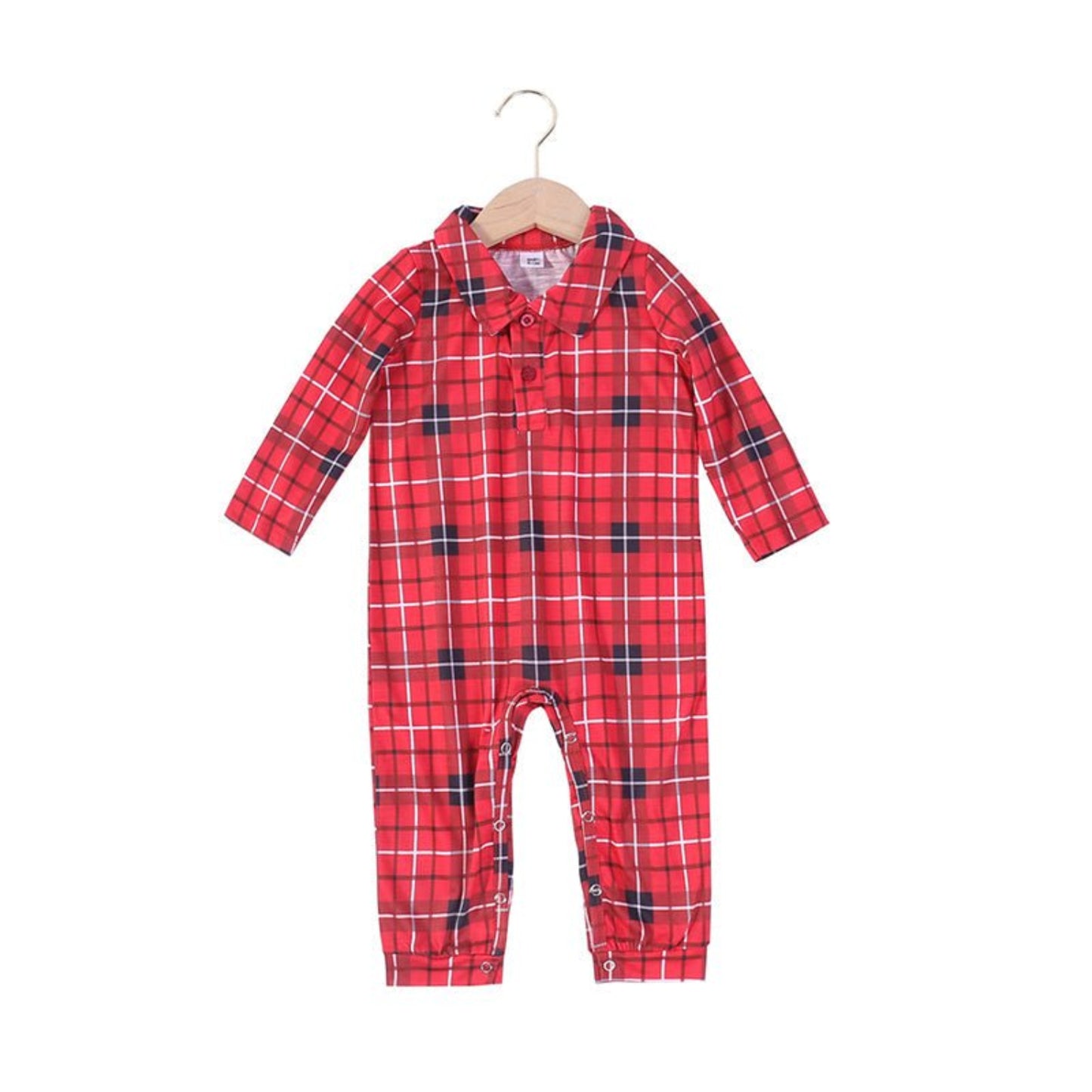 Christmas Matching Pajamas Plaid Cotton Family - Easy Pickins Store