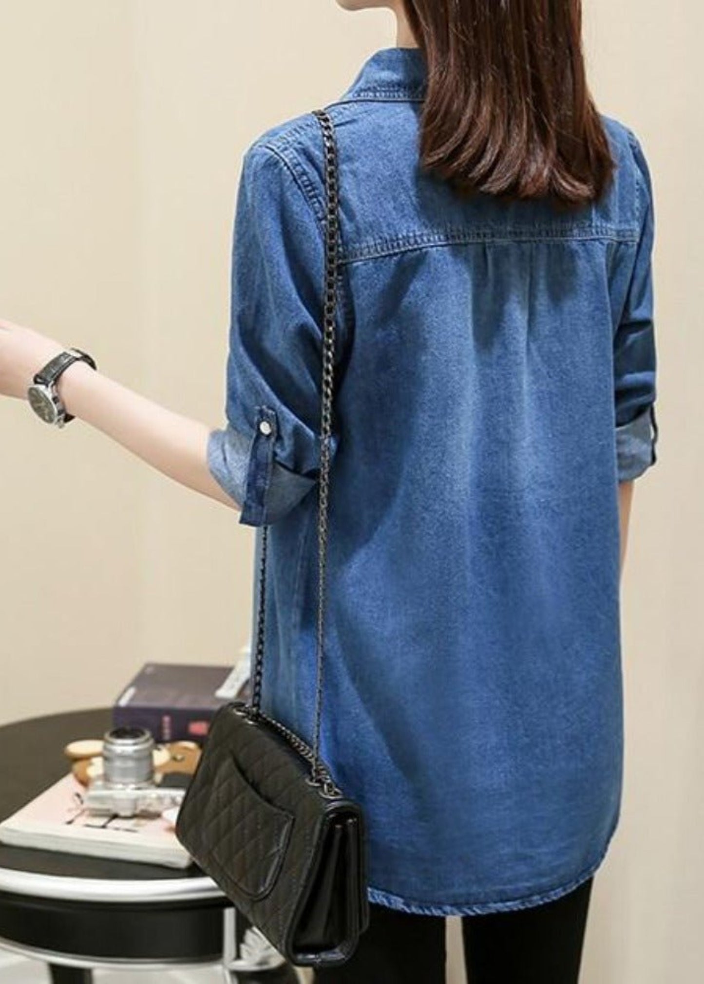 Cotton Jeans Denim Shirt - Easy Pickins Store
