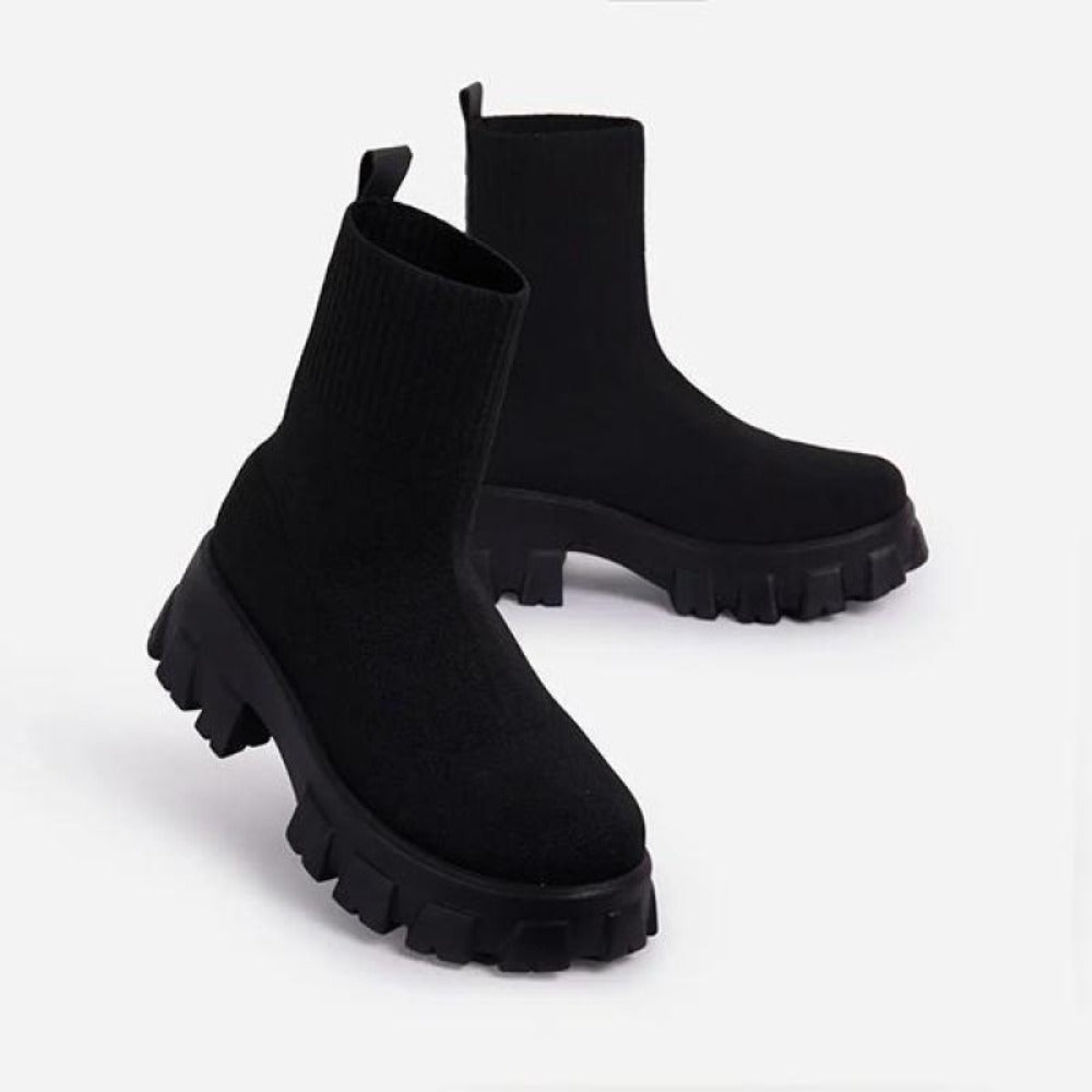 Couple Socks Shoes Knitted Short Boots - Easy Pickins Store