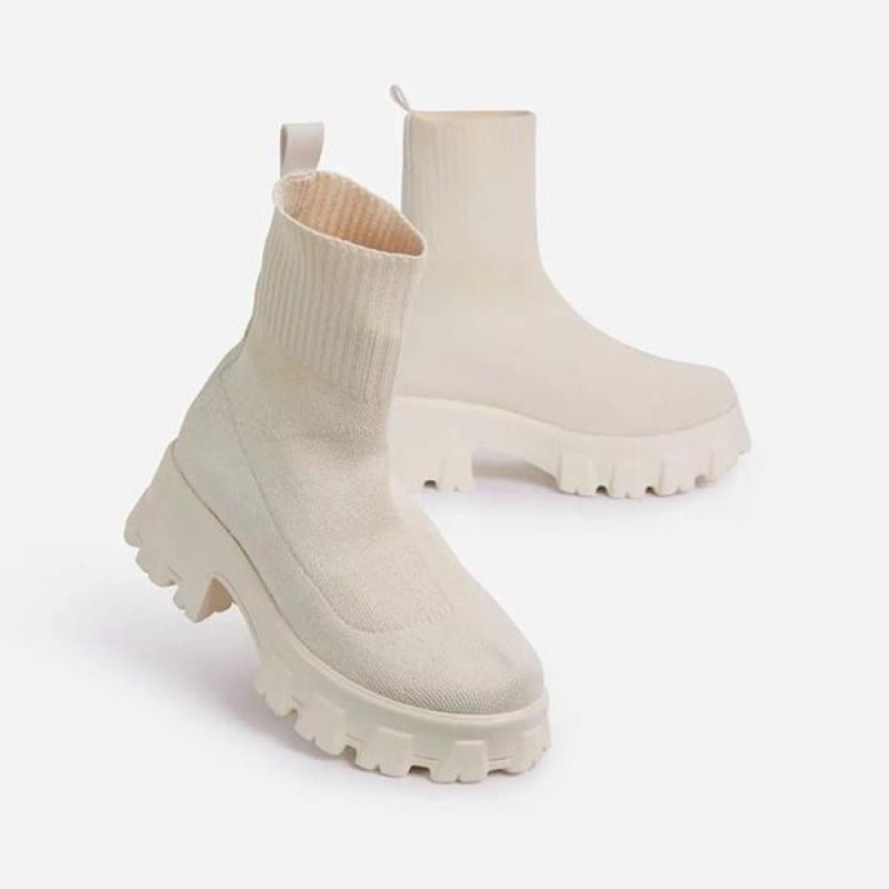 Couple Socks Shoes Knitted Short Boots - Easy Pickins Store
