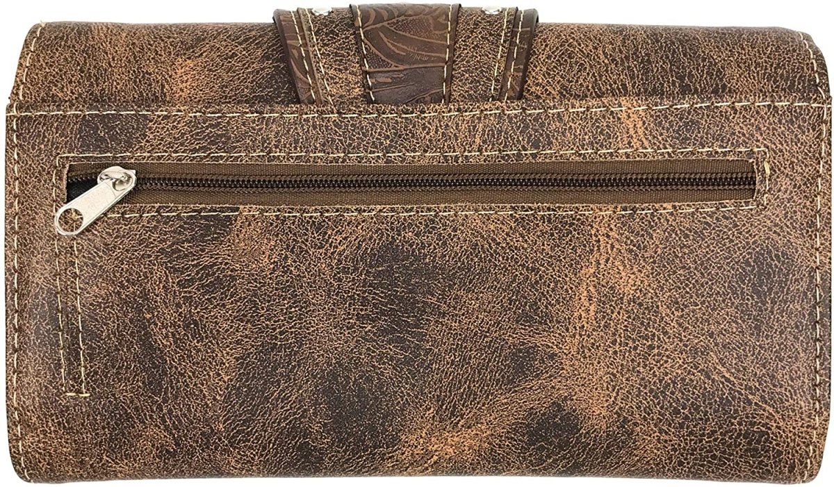 Cross Body Leather Bag for Women Beautiful Western Design Tote Bag - Easy Pickins Store
