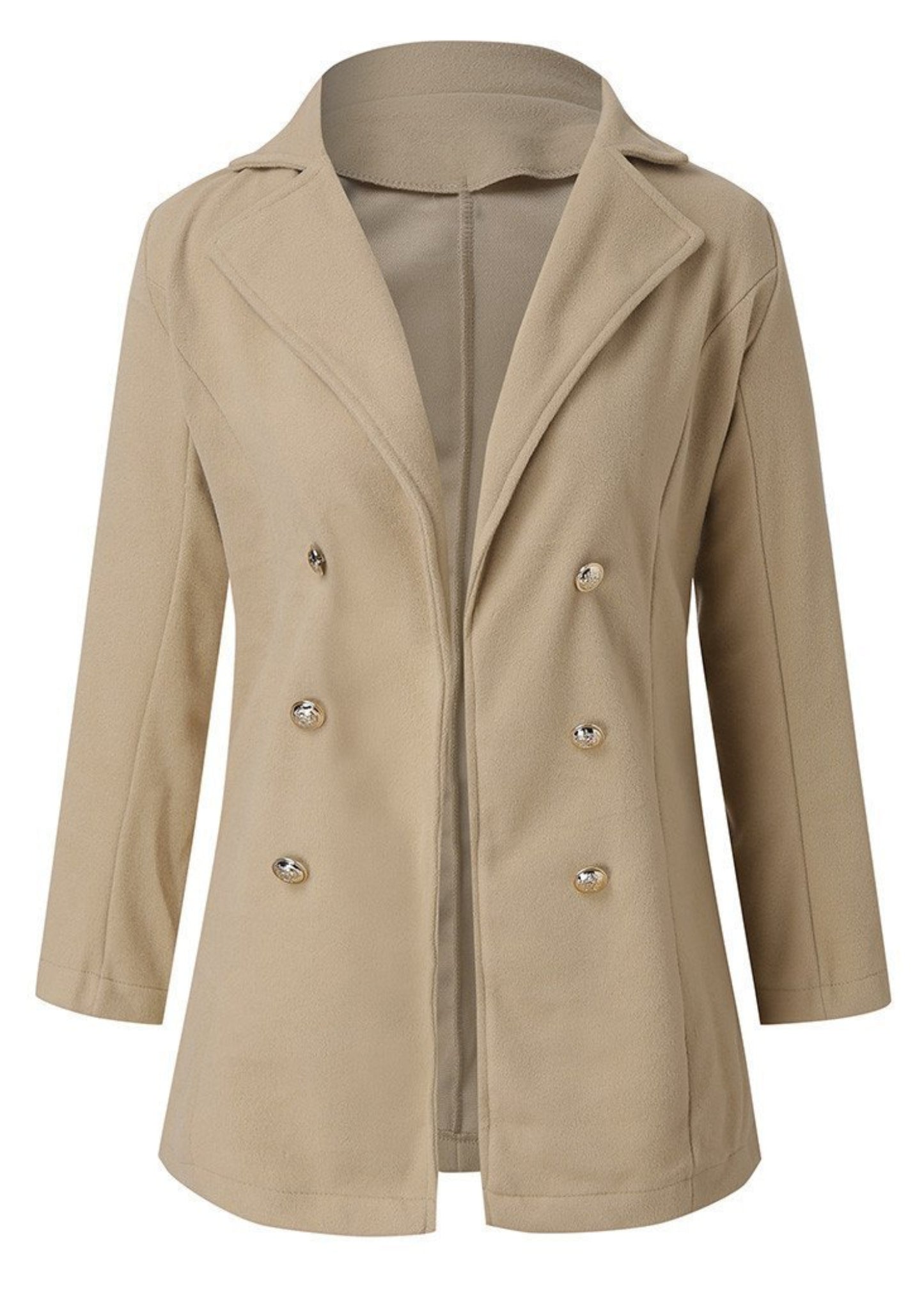 Double Breasted Lapel Jacket - Easy Pickins Store
