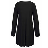 Dress O Neck Hollow Out Sleeve - Easy Pickins Store