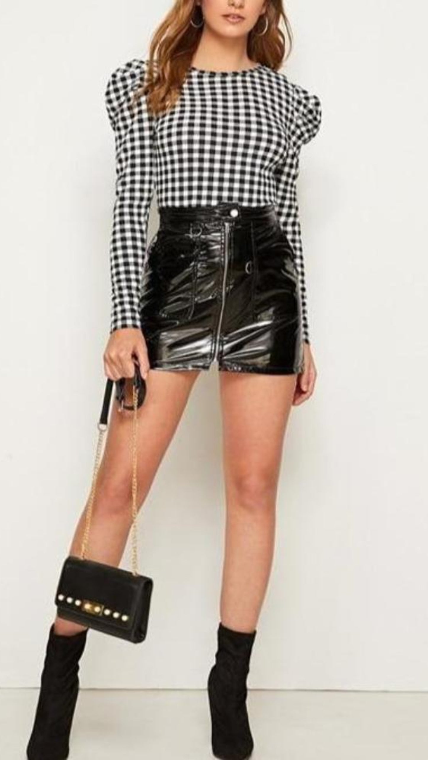Elegant Mutton Sleeve Blouse - Easy Pickins Store