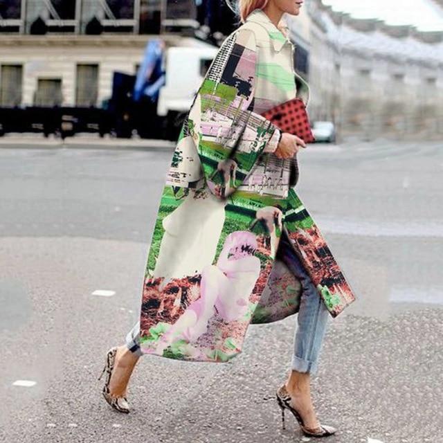 Fashion Retro Long Outerwear - Easy Pickins Store