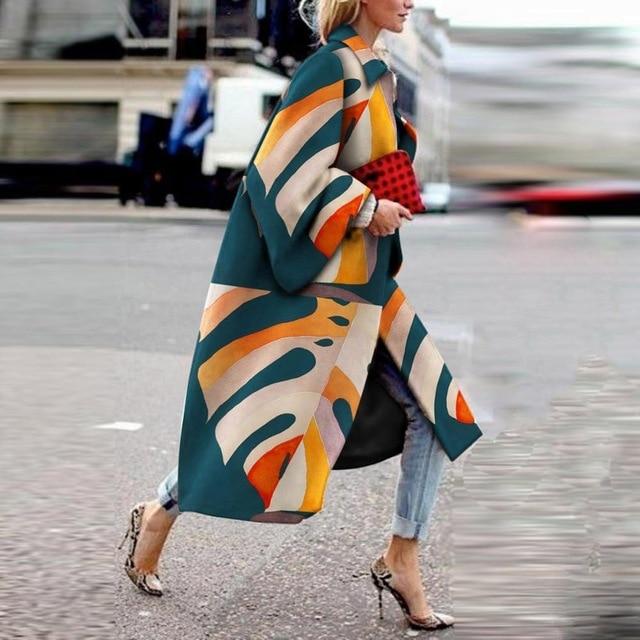 Fashion Retro Long Outerwear - Easy Pickins Store