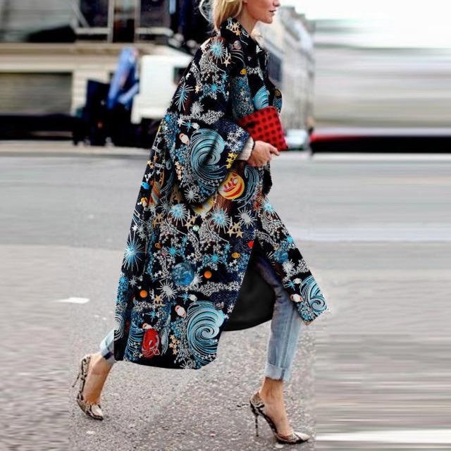 Fashion Retro Long Outerwear - Easy Pickins Store