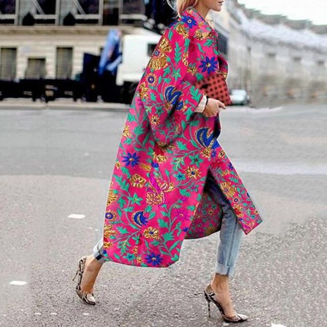 Fashion Retro Long Outerwear - Easy Pickins Store