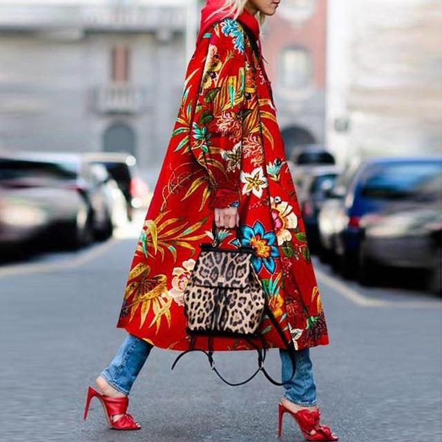 Fashion Retro Long Outerwear - Easy Pickins Store