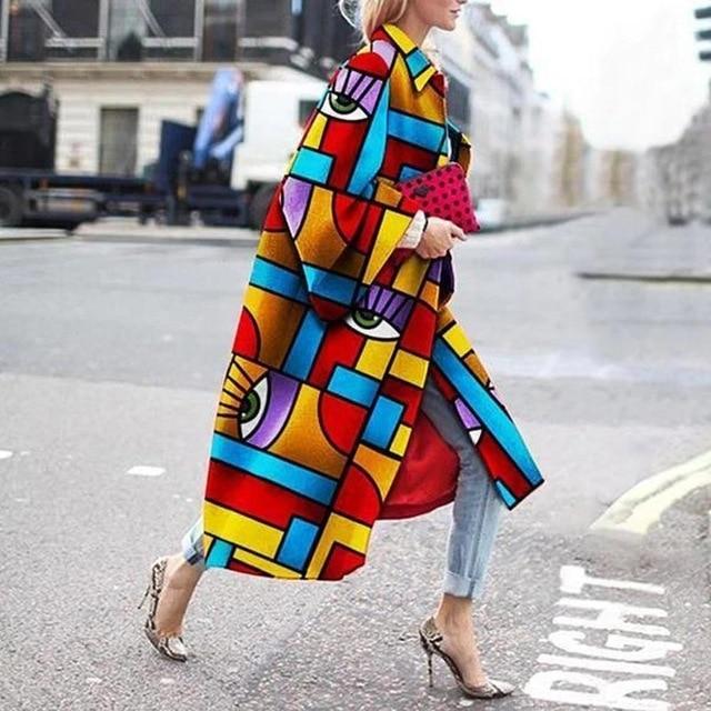 Fashion Retro Long Outerwear - Easy Pickins Store