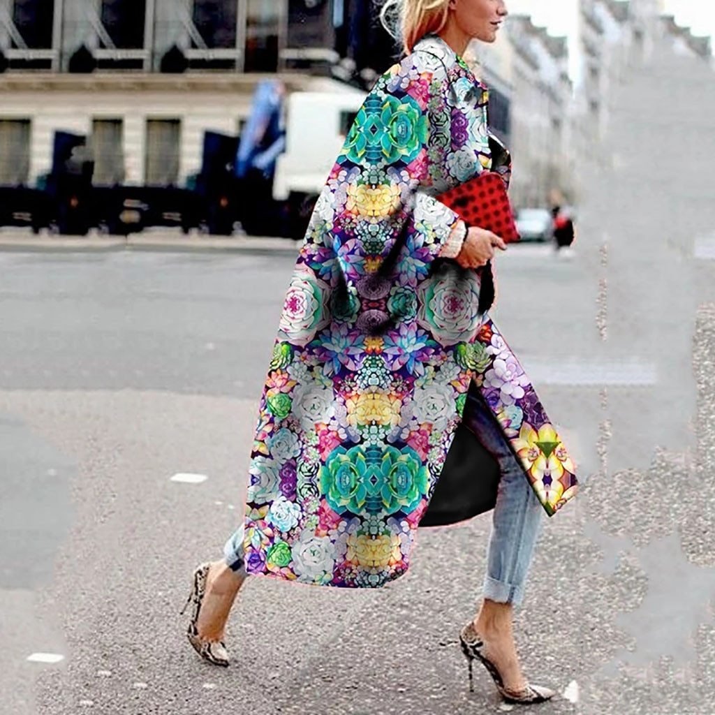 Fashion Retro Long Outerwear - Easy Pickins Store
