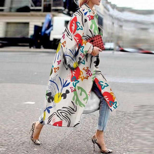Fashion Retro Long Outerwear - Easy Pickins Store