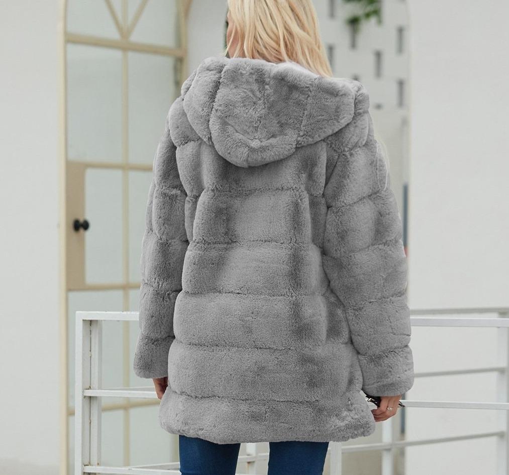 Plush Teddy Wide-Waisted Silhouette Coat - Easy Pickins Store