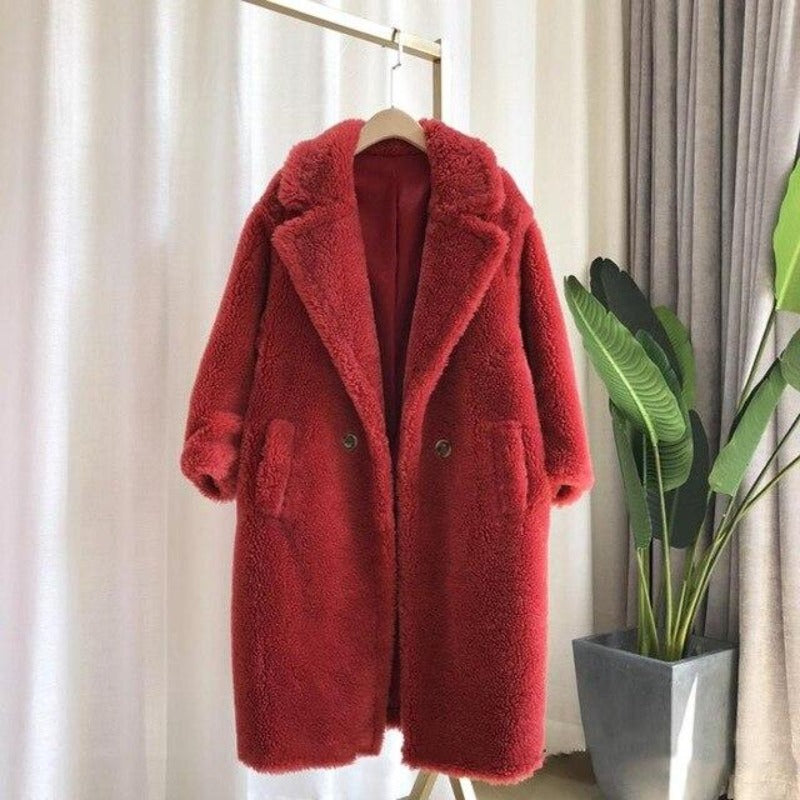 Faux Fur Teddy Coat Outwear Shaggy - Easy Pickins Store