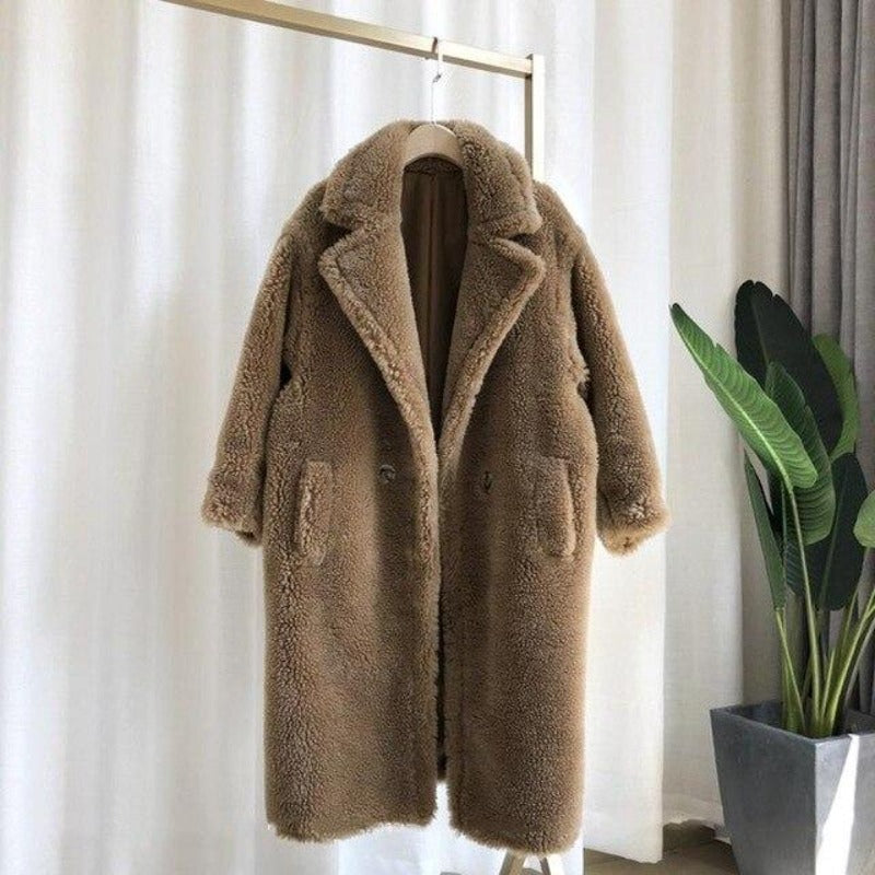 Faux Fur Teddy Coat Outwear Shaggy - Easy Pickins Store