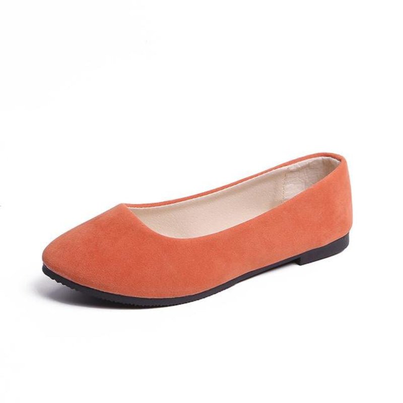 Faux Suede Loafers Fur Flats - Easy Pickins Store