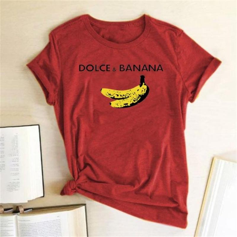 Funny Short Sleeve Dolce & Banana T-shirt - Easy Pickins Store