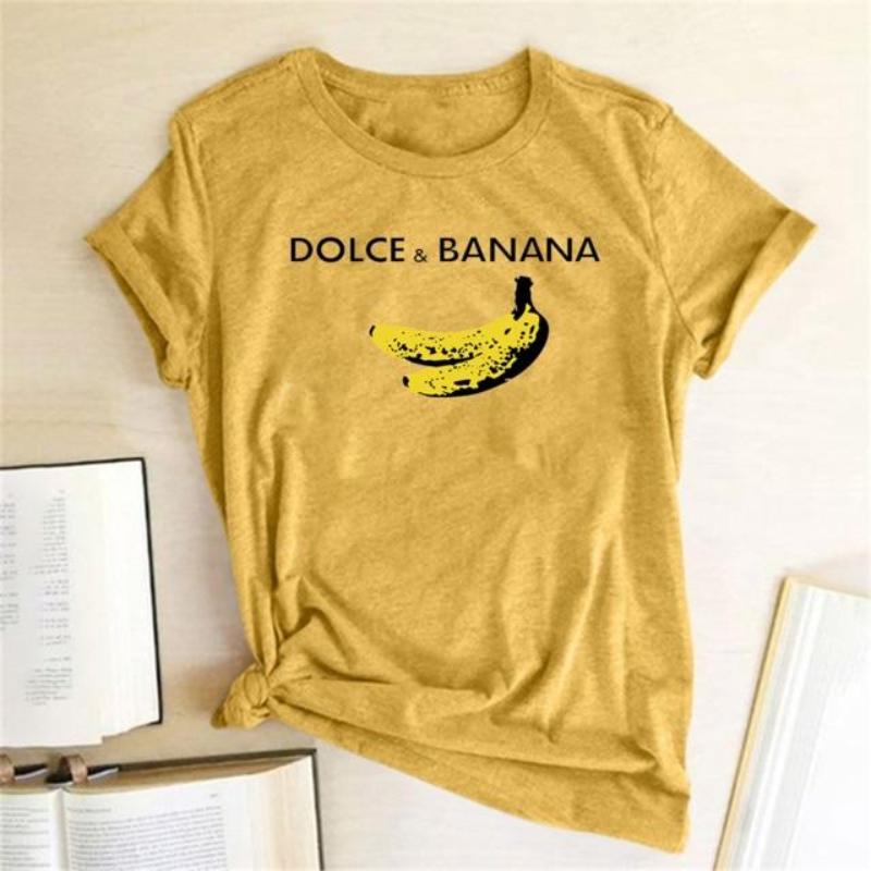 Funny Short Sleeve Dolce & Banana T-shirt - Easy Pickins Store