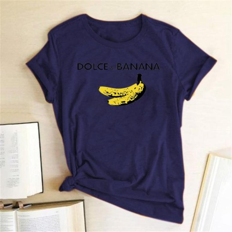 Funny Short Sleeve Dolce & Banana T-shirt - Easy Pickins Store