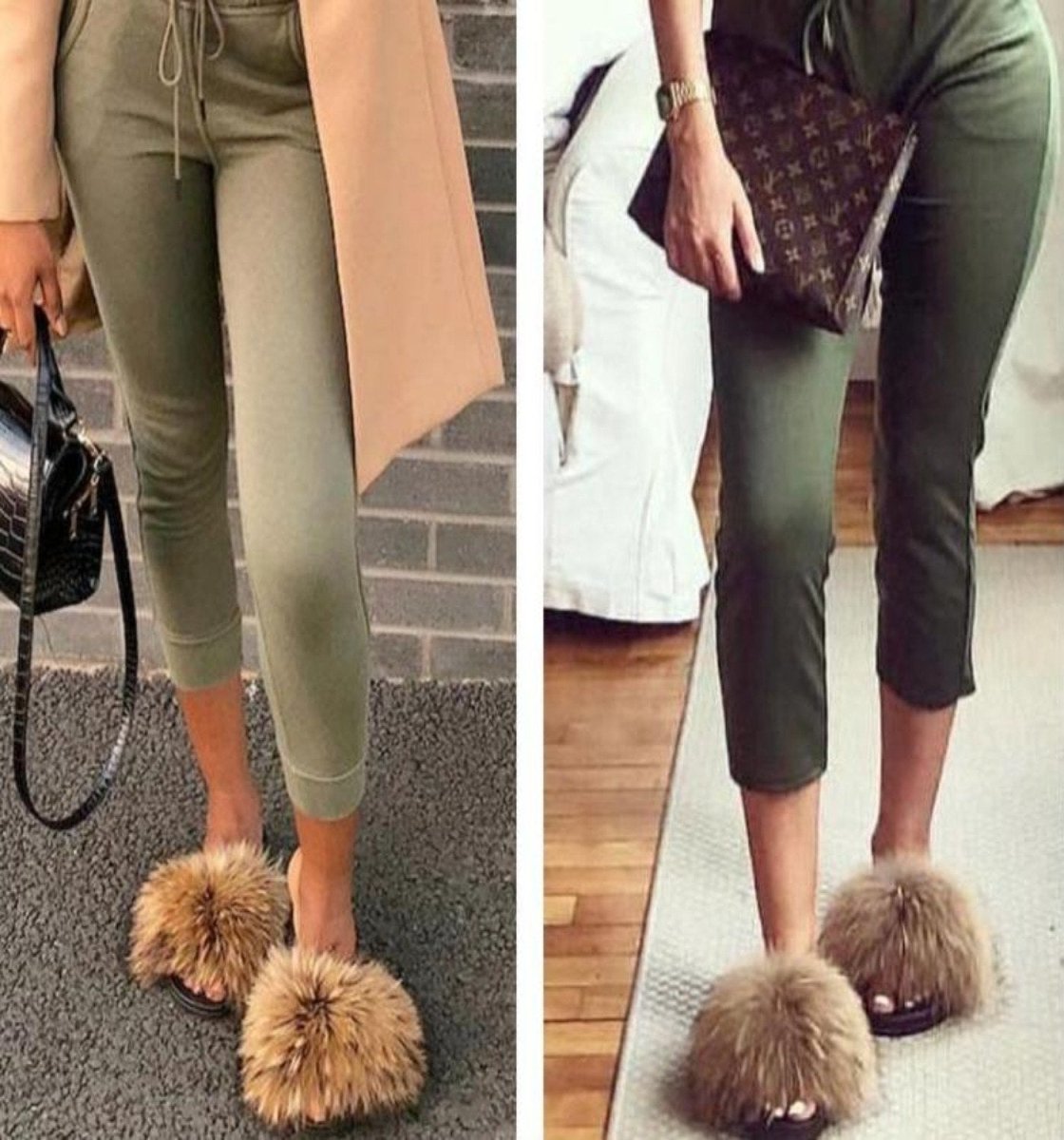 Fur Slippers - Easy Pickins Store