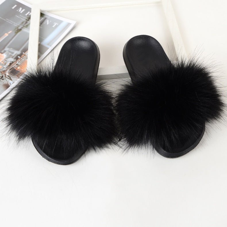 Fur Slippers - Easy Pickins Store